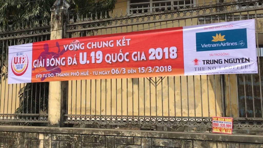 In băng rôn quảng cáo bằng bạt Hiflex 8 In bang ron quang cao bang bat Hiflex