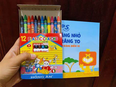 In hộp sáp màu, bút dạ 15 in hop sap mau