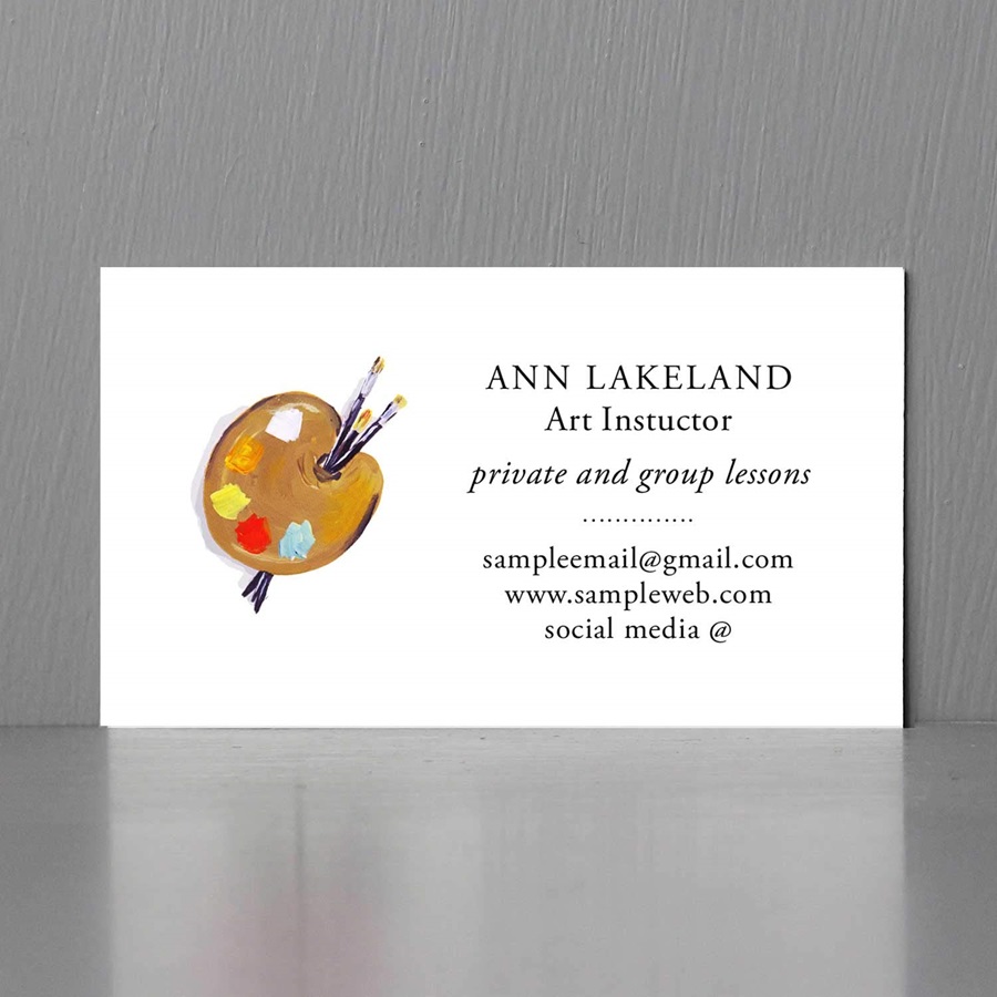 in name card giấy mỹ thuật