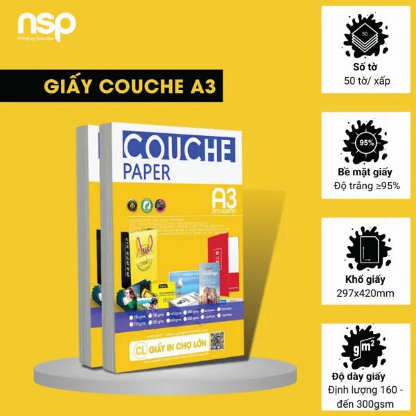 Định lượng giấy Couche