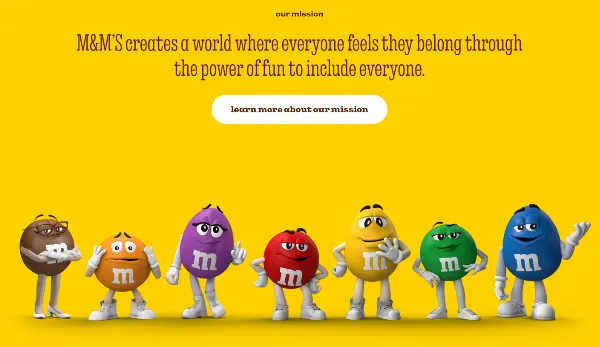 m&amp;m as a branding example