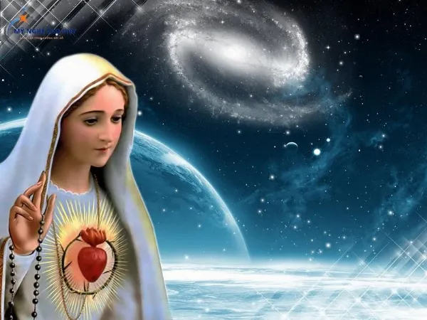 alt: Đức Mẹ Maria với vẻ đẹp thánh thiện
