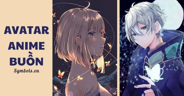 alt: Hình ảnh avatar anime nữ với nhiều biểu cảm khác nhau