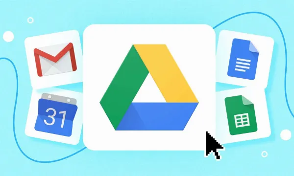 Alt: Hình ảnh giao diện Google Drive trên máy tính.