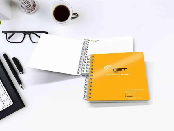 Alt: Mẫu sổ tay doanh nghiệp với thiết kế hiện đại