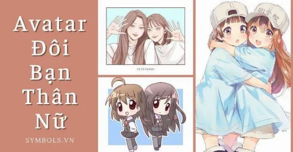   Avatar đôi bạn thân nữ