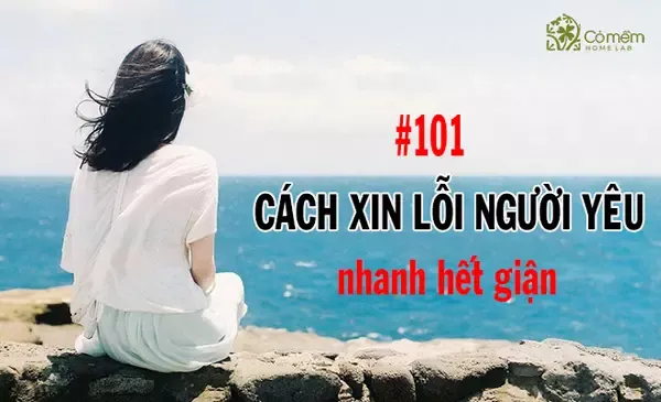   Cô gái đang nhắn tin xin lỗi người yêu