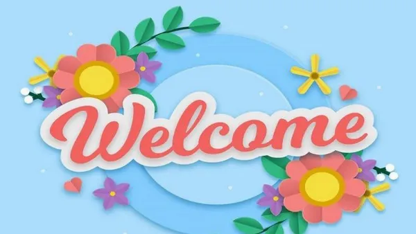   hình nền powerpoint chào mừng với thiết kế đa sắc màu