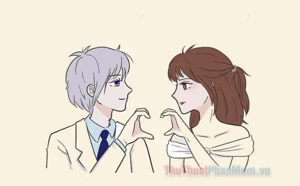 Avatar đôi dễ thương