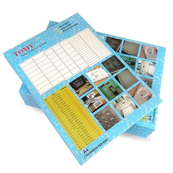 Cấu tạo giấy decal Tomy
