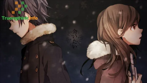 Hình ảnh chia tay anime cô đơn