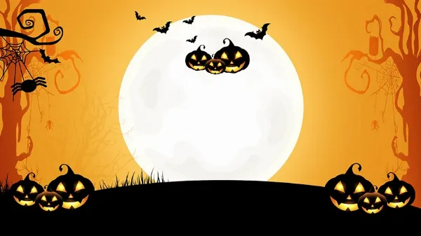 Hình ảnh Halloween với những quả bí ngô dễ thương
