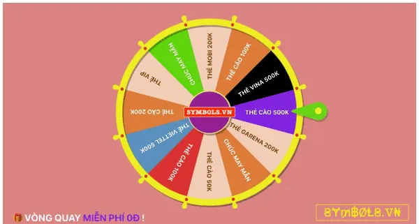 Hình ảnh vòng quay may mắn