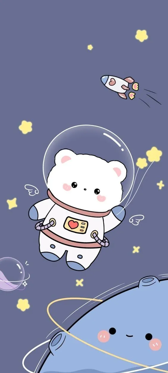 Hình nền chibi dễ thương cho điện thoại và máy tính