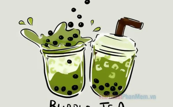 hinh nen cute tra sua 1