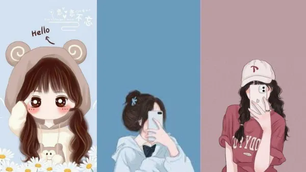 Hình nền điện thoại cute cho nữ