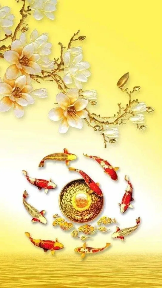 Hình nền may mắn với hình ảnh cỏ bốn lá