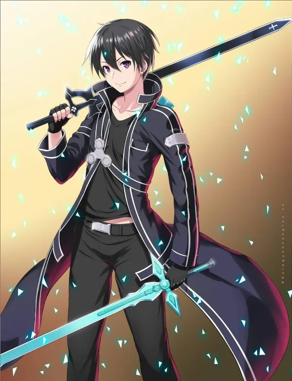 Kirito với ánh mắt sắc bén
