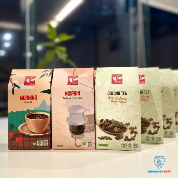 Mẫu bao bì sản phẩm Coffee Tea