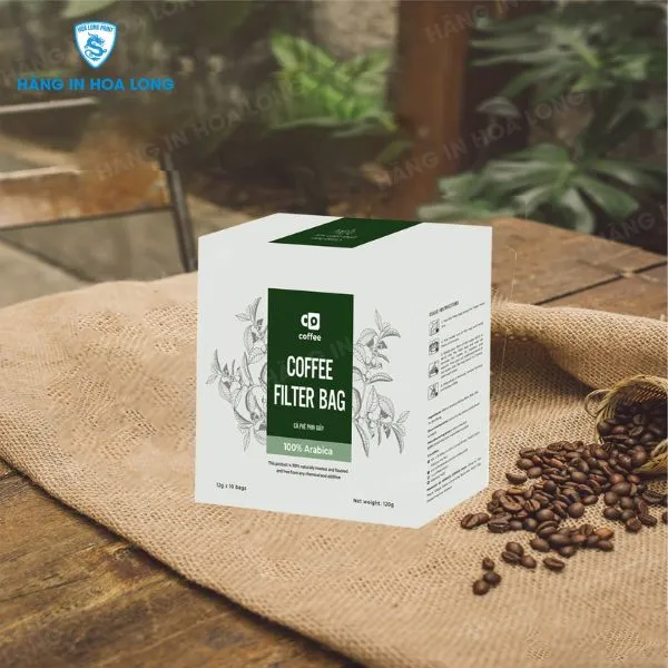 Thiết kế hộp giấy đẹp cho sản phẩm cà phê