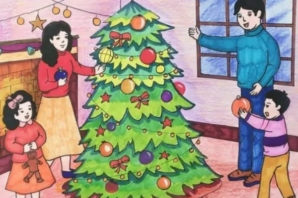 Tranh vẽ gia đình ý nghĩa