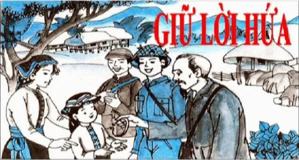 Vẽ tranh Bác Hồ và thiếu nhi: minh họa câu chuyện giữ lời hứa