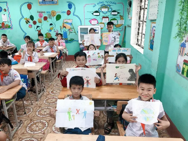 ve tranh de tai bao ve tre em 1