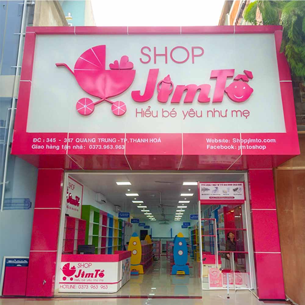 Bảng Hiệu Shop Mẹ Và Bé