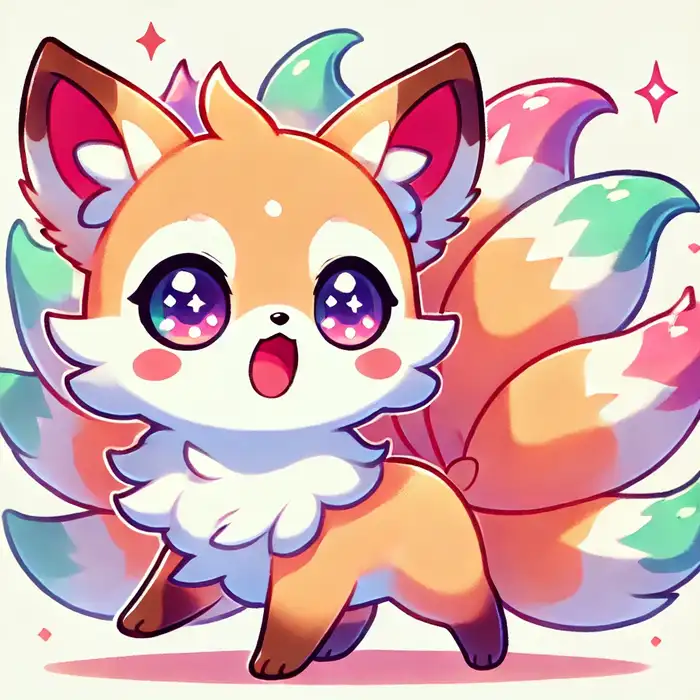 Top 110+ hình ảnh hồ ly chibi cute đáng yêu đặt làm avatar đẹp 12 Ảnh hồ ly chín đuôi tinh nghịch, đáng yêu