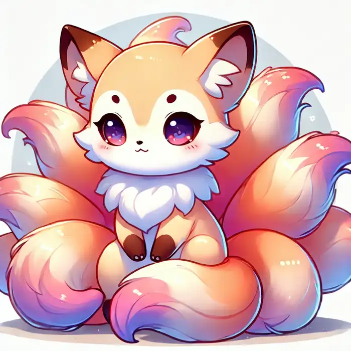 Top 110+ hình ảnh hồ ly chibi cute đáng yêu đặt làm avatar đẹp 19 Hình ảnh chibi hồ ly 9 đuôi đẹp