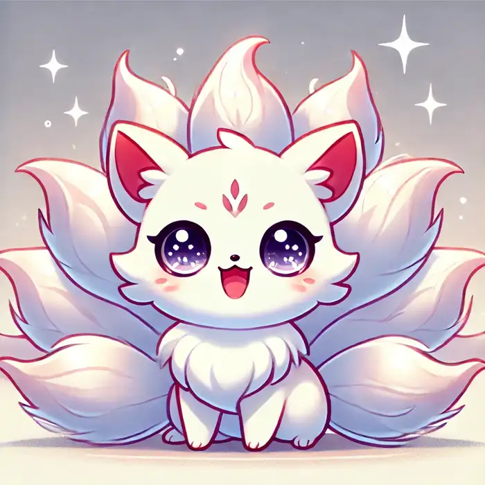 Top 110+ hình ảnh hồ ly chibi cute đáng yêu đặt làm avatar đẹp 6 Ảnh chibi hồ ly màu trắng đáng yêu