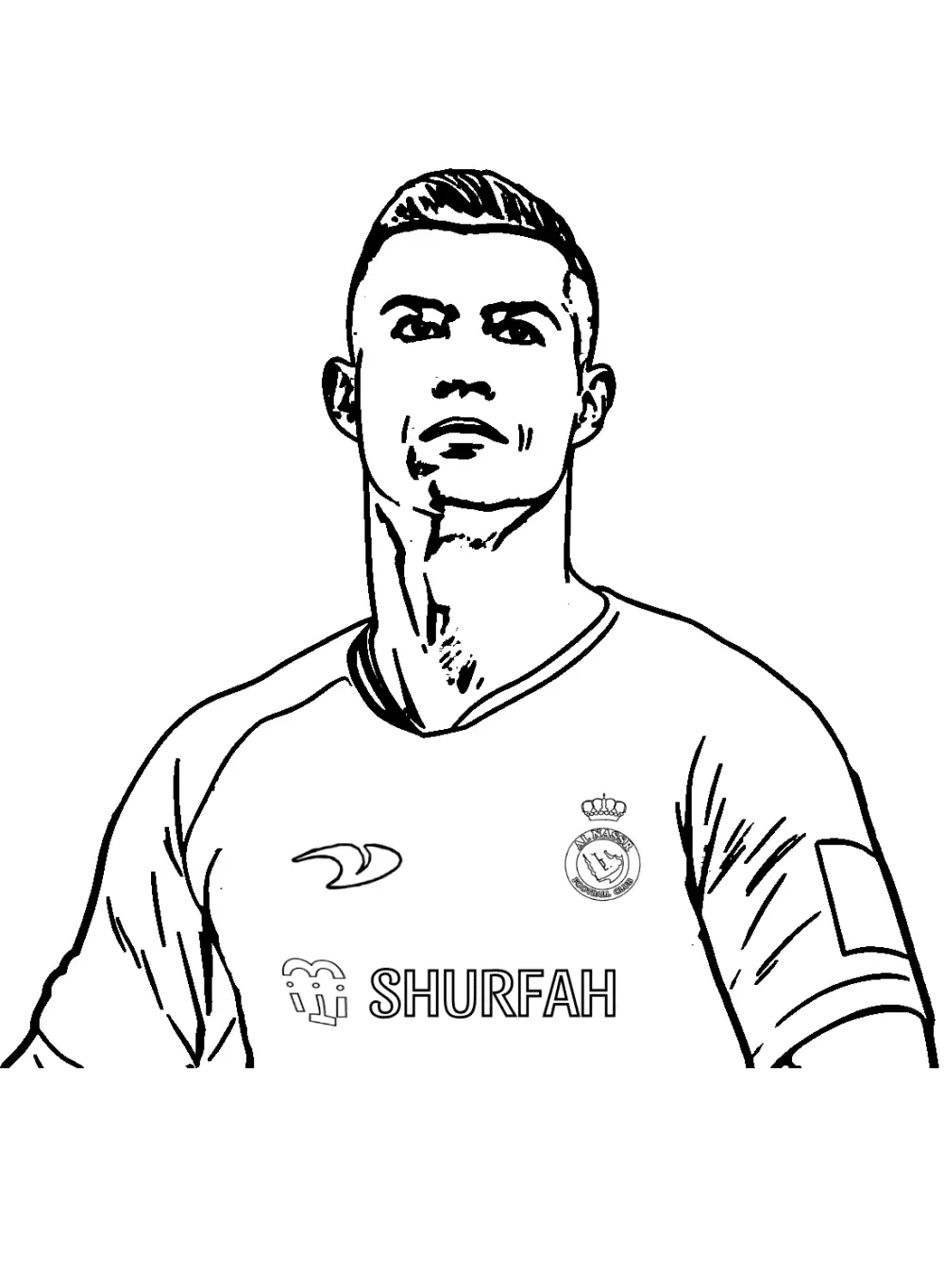 Tranh tô màu Ronaldo tăng cường sự tập trung