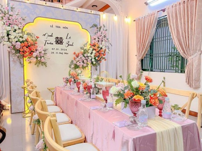 Trang trí đám cưới tại nhà TC241 15 Trang tri dam cuoi tai nha 8