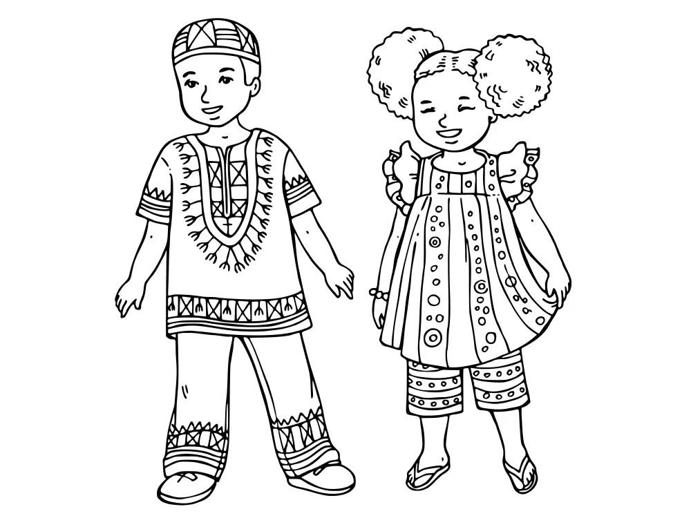 Trang phục mùa hè đầy màu sắc đang chờ bé yêu sáng tạo qua tranh tô màu. Trang phục mùa hè đầy màu sắc đang chờ bé yêu sáng tạo qua tranh tô màu.