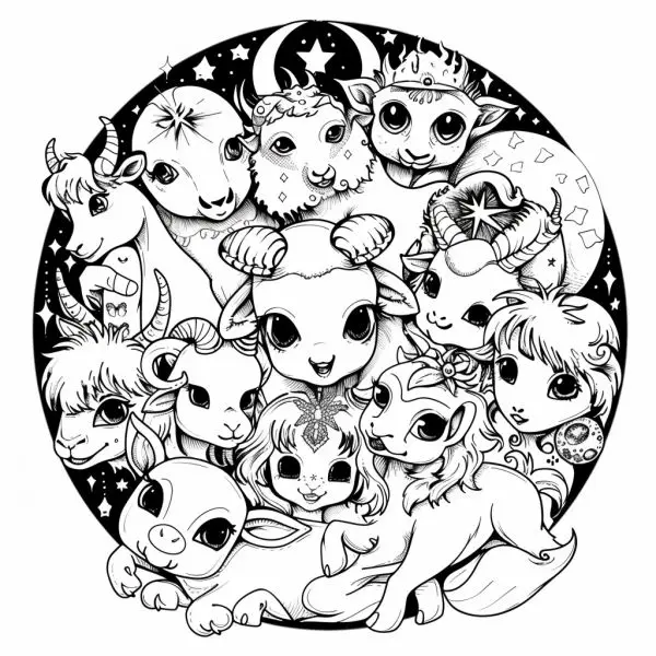 Tranh tô màu 12 cung hoàng đạo cute, hoàn hảo để bé vừa học vừa chơi. Tranh tô màu 12 cung hoàng đạo cute, hoàn hảo để bé vừa học vừa chơi.