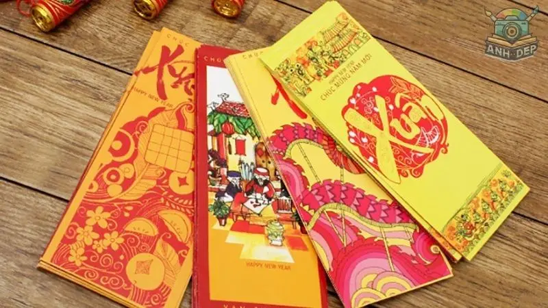 bo tranh to mau bao li xi sieu dep danh cho be