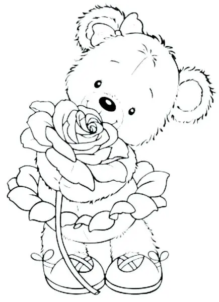 Gấu dâu dễ thương trong những bức tranh tô màu sẽ khiến bé thêm phần thích thú. Gấu dâu dễ thương trong những bức tranh tô màu sẽ khiến bé thêm phần thích thú.