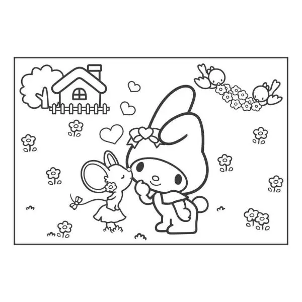 Tô màu Kuromi dễ thương và tạo nên kiệt tác riêng Tô màu Kuromi dễ thương và tạo nên kiệt tác riêng