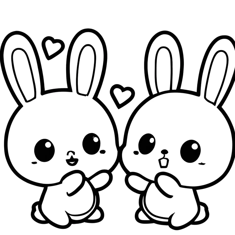 tranh-to-mau-tho-chibi-4 Hình ảnh thỏ ăn cà rốt chibi ngộ nghĩnh